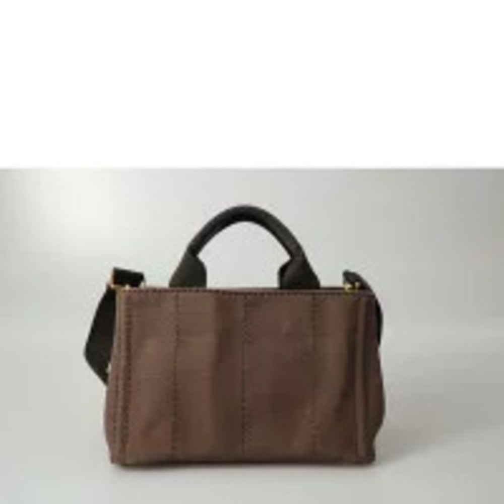 Prada Canapa AB Bag 2way Tote Black